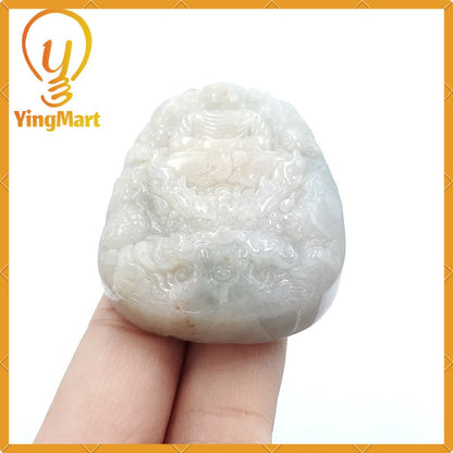 Yingmart Good Price 100% Natural Jadeite  Jade Pendant Natural Grade A  Hand Carved Dragon Kwanyin Guanyin Burmese Myanmar Genuine  Type A