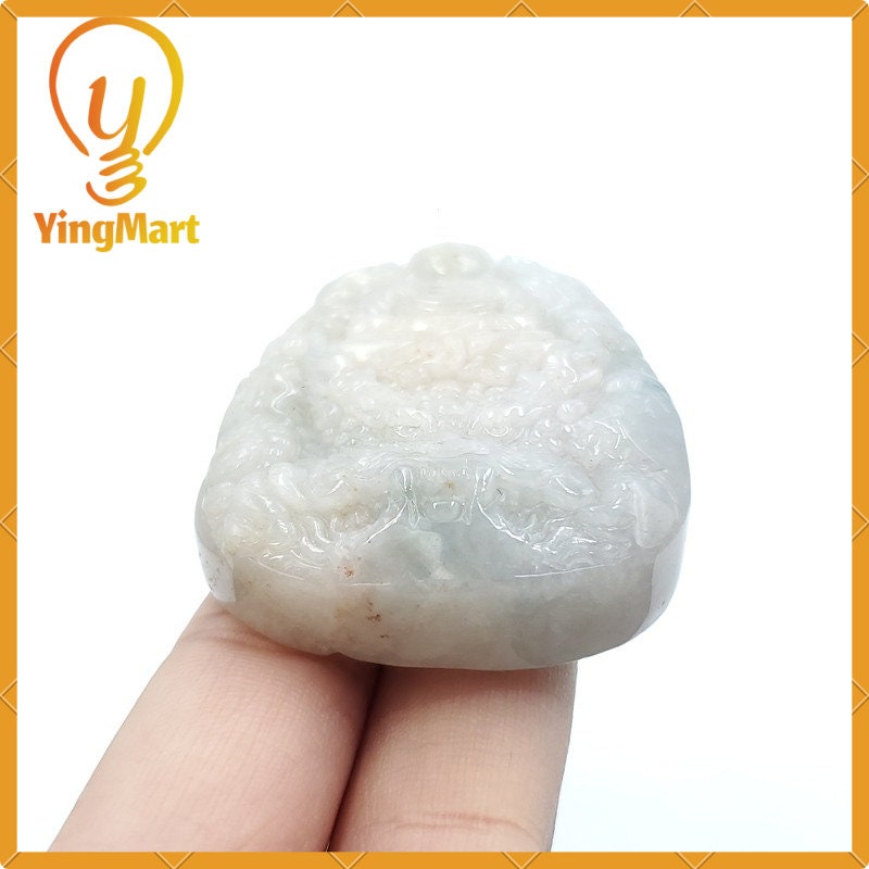 Yingmart Good Price 100% Natural Jadeite  Jade Pendant Natural Grade A  Hand Carved Dragon Kwanyin Guanyin Burmese Myanmar Genuine  Type A