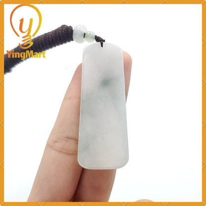 Yingmart Translucent Landscape Hand Carved 100% Genuine Jadeite Jade  Burmese Myanmar Real Jade Grade A Type A