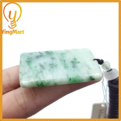 Yingmart Myanmar Grade A 100% Jadeite Jade Burmese Pendant Genuine Jadeite Real Jade Type A Hand Carved