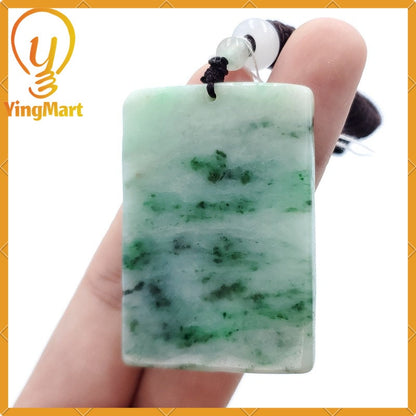 Yingmart Myanmar Grade A 100% Jadeite Jade Burmese Pendant Genuine Jadeite Real Jade Type A Hand Carved