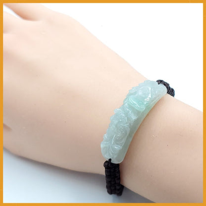 Yingmart Genuine Jadeite 100% Natural Jade Gold Fish Pendant  Real Jade Type A Grade A Hand Carved