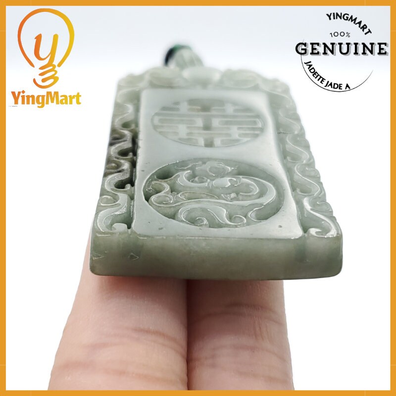 Yingmart Good Price 100% Natural Jadeite Pendant Genuine Jadeite Real Jade Type A Grade A Hand Carved