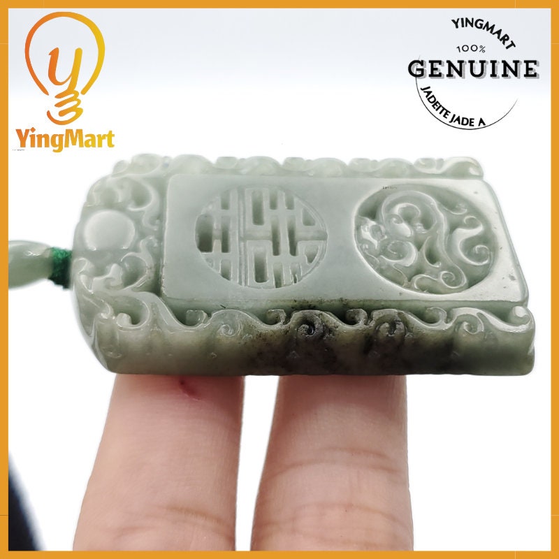 Yingmart Good Price 100% Natural Jadeite Pendant Genuine Jadeite Real Jade Type A Grade A Hand Carved