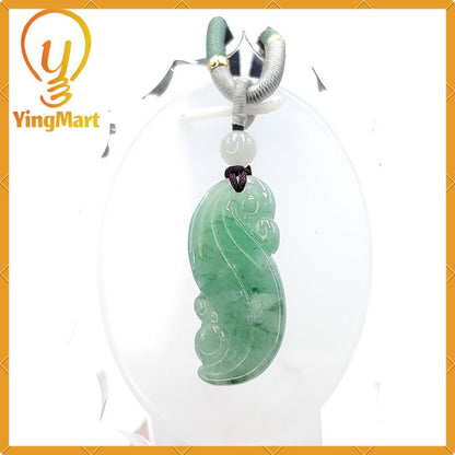 Yingmart 100% Natural Jade Pendant Genuine Jadeite Real Jade Type A Grade A Hand Carved