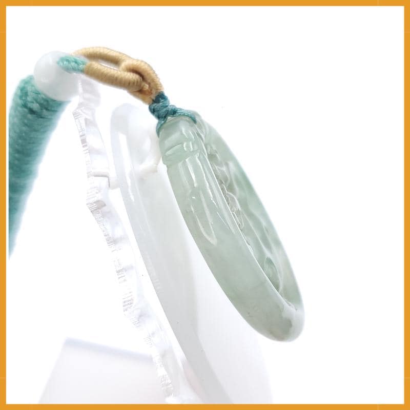 Natural Burmese Jadeite A Jade Pendant Horse Grade A Jadeite Hand Carved Protection, Good Luck