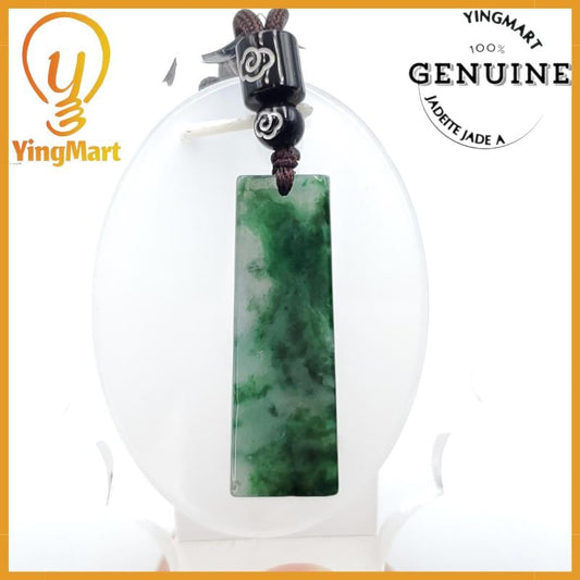 Yingmart Vintage 100% Natural Jadeite Pendant Genuine Jadeite Real Jade Type A Grade A Hand Carved