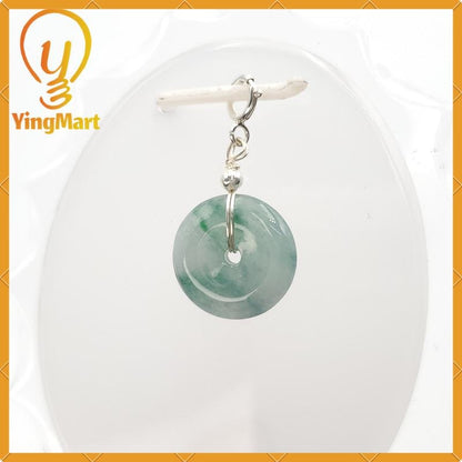 Donut Jade Pendant 100% Genuine Jadeite Real Jade Type A Grade A Type A Hand Carved