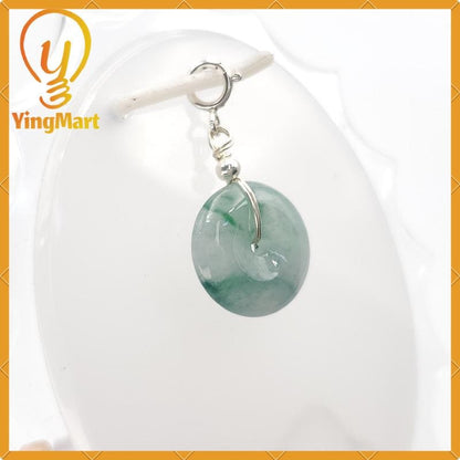 Donut Jade Pendant 100% Genuine Jadeite Real Jade Type A Grade A Type A Hand Carved