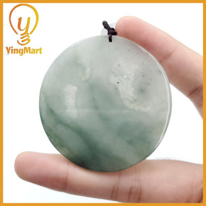 Jadeite Jade Manjushri Wisdom Buddha Bodhisattva Wen Shu Carved Pendant Protection, Good Luck