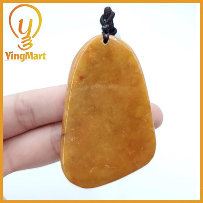 Yingmart Myanmar Jade Guan Yin Pendant Genuine Jadeite Jade  Burmese Myanmar Real Jade Grade A Type A  Hand Carved Lucky pendant