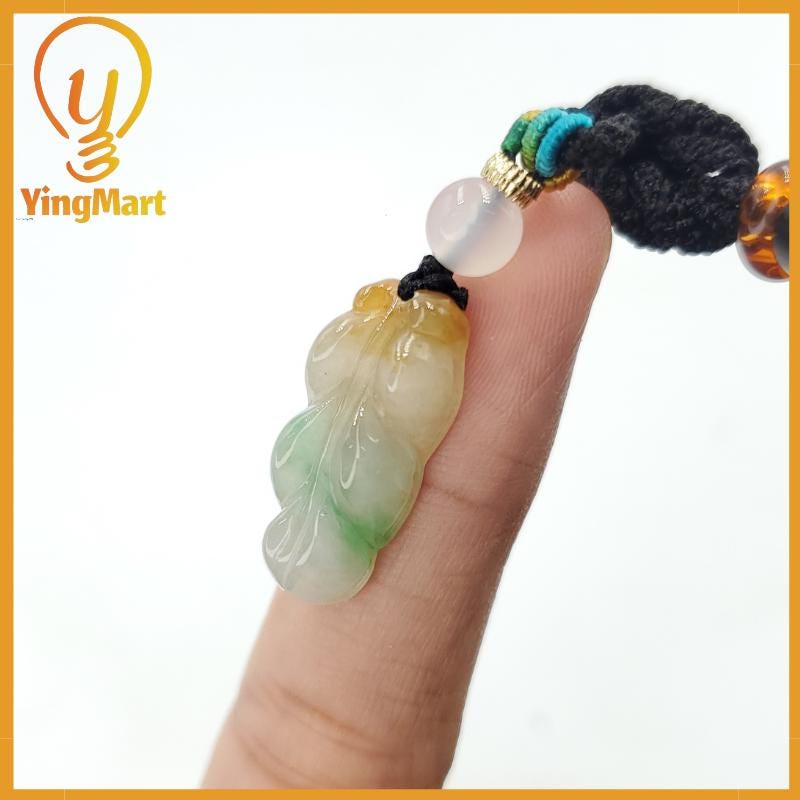 NATURAL Jade Leaf Genuine Jadeite Real Jade Grade A Type A Hand Craving