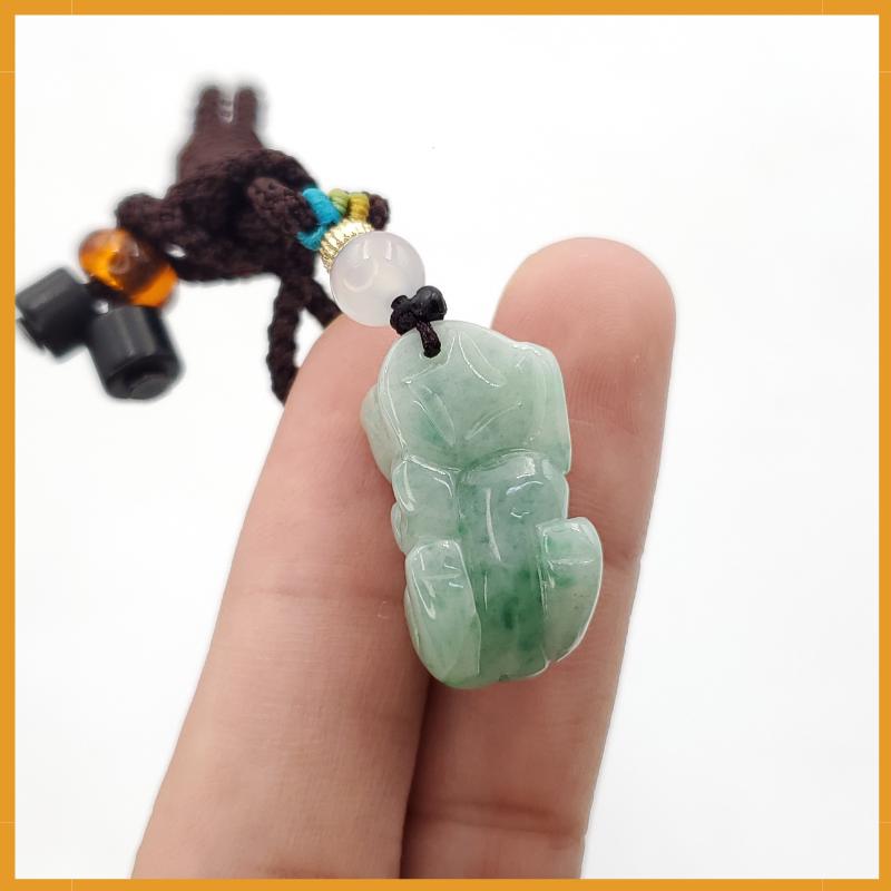 Exquisite Pixiu Pendant Natural Carved Genuine Jadeite Real Jade Grade A Type A, Lucky Pendant, Jade Necklace Pendant, Jewerly Supplies