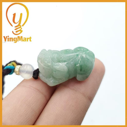Exquisite Pixiu Pendant Natural Carved Genuine Jadeite Real Jade Grade A Type A, Lucky Pendant, Jade Necklace Pendant, Jewerly Supplies