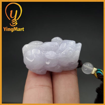 Exquisite Pixiu Pendant Natural Carved Genuine Jadeite Real Jade Grade A Type A, Lucky Pendant, Jade Necklace Pendant, Jewerly Supplies