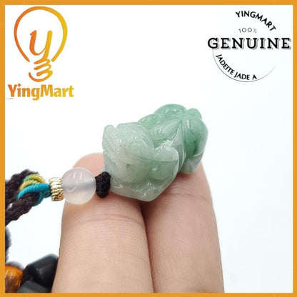 Exquisite Pixiu Pendant Natural Carved Genuine Jadeite Real Jade Grade A Type A, Lucky Pendant, Jade Necklace Pendant, Jewerly Supplies