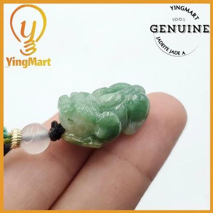 Exquisite Pixiu Pendant Natural Carved Genuine Jadeite Real Jade Grade A Type A, Lucky Pendant, Jade Necklace Pendant, Jewerly Supplies