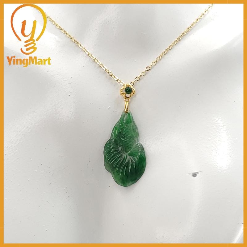 Natural Green Fish Jade Pendant Hand Carved Genuine Jadeite Real Jade Type A Grade A , Lucky Pendant, Jade Necklace Pendant, Jewerly