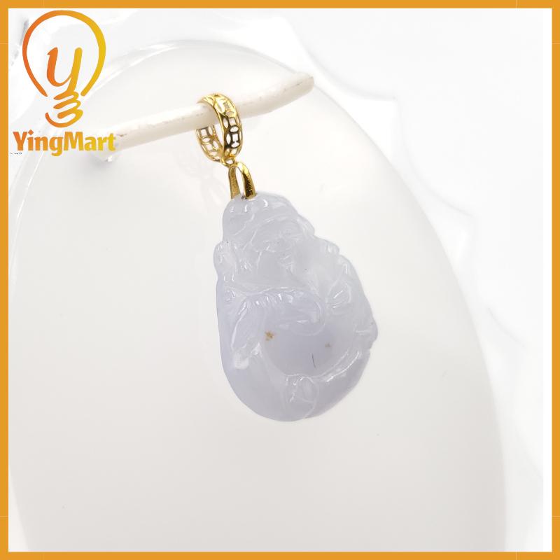 Buddha Jade Pendant 100% Genuine Jadeite Real Jade Type A Grade A Hand Carved, Lucky Pendant, Jade Necklace Pendant, Jewerly Supplies