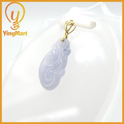 Natural Grade A Jadeite Chinese Ruyi Pendant, Lucky Pendant, Jade Necklace Pendant, Jewerly Supplies,