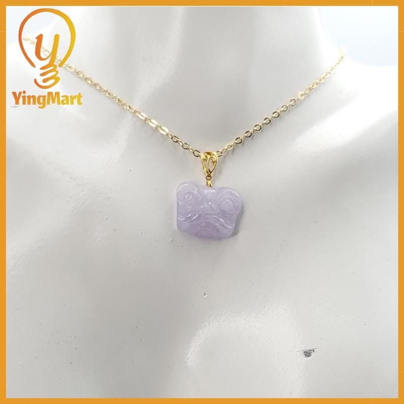 Feng Shui Pi Xiu Pendant  100% Genuine Jadeite Real Jade Type A Grade A Hand Carved,  Lucky Pendant, Jade Necklace Pendant