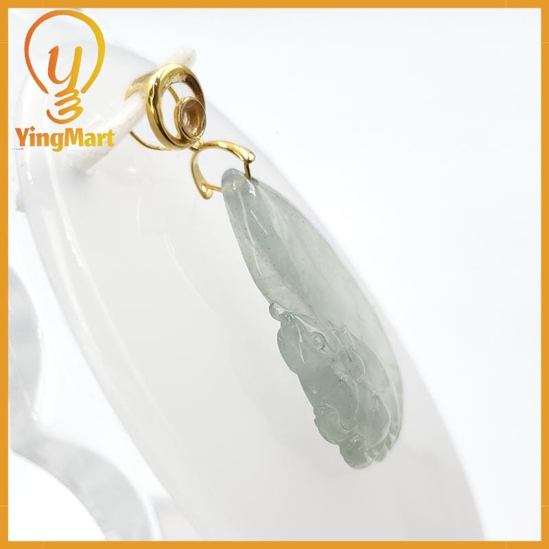 Natural Grade A Ice Jade Chipmunk Pendant Genuine Jadeite Real Jade Hand Carved, Lucky Pendant, Jade Necklace Pendant, Jewerly Supplies