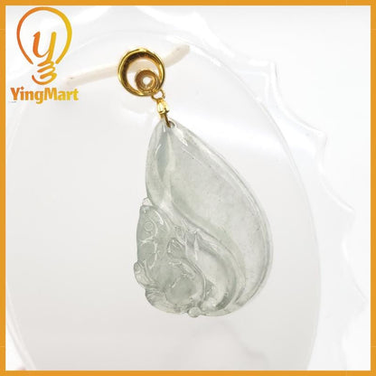 Natural Grade A Ice Jade Chipmunk Pendant Genuine Jadeite Real Jade Hand Carved, Lucky Pendant, Jade Necklace Pendant, Jewerly Supplies