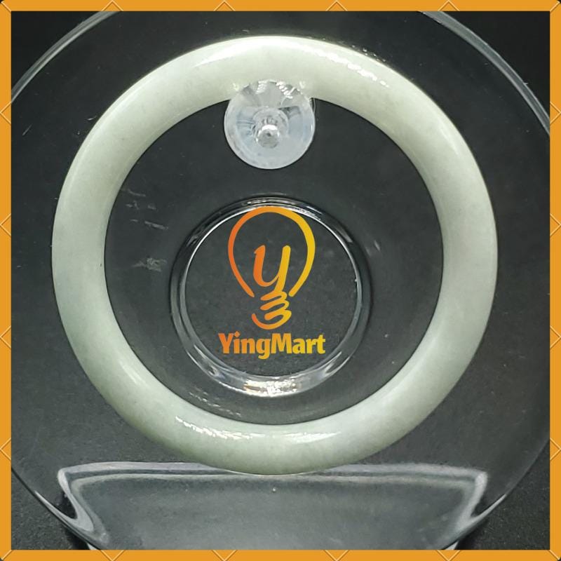 Yingmart 42-43mm Baby Size Natural Jadeite Jade Bangle Bracelet, Real Gemstone Bracelet, Vintage Jewelry, Birthday Gift