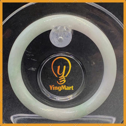 Yingmart 42-43mm Baby Size Natural Jadeite Jade Bangle Bracelet, Real Gemstone Bracelet, Vintage Jewelry, Birthday Gift