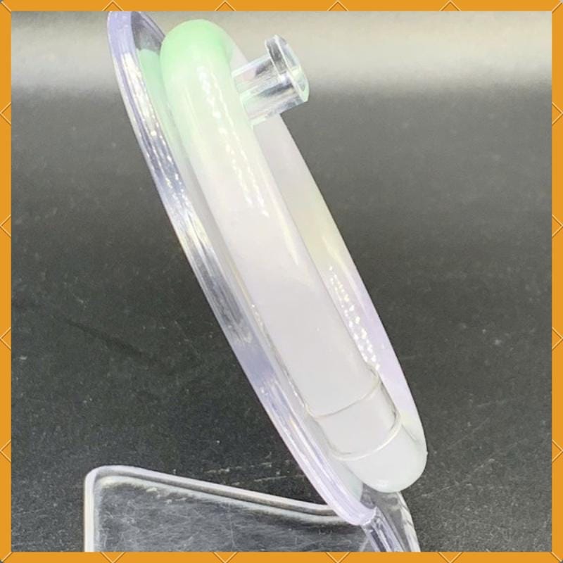 YingCollection 57mm PNJ263344 Certified Natural Color Green White, Purplish White Jadeite Jade Bangle Bracelet, Real Gemstone, Jewelry