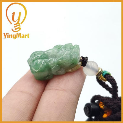 Exquisite Pixiu Pendant Natural Carved Genuine Jadeite Real Jade Grade A Type A, Lucky Pendant, Jade Necklace Pendant, Jewerly Supplies