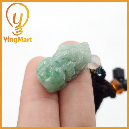 Exquisite Pixiu Pendant Natural Carved Genuine Jadeite Real Jade Grade A Type A, Lucky Pendant, Jade Necklace Pendant, Jewerly Supplies