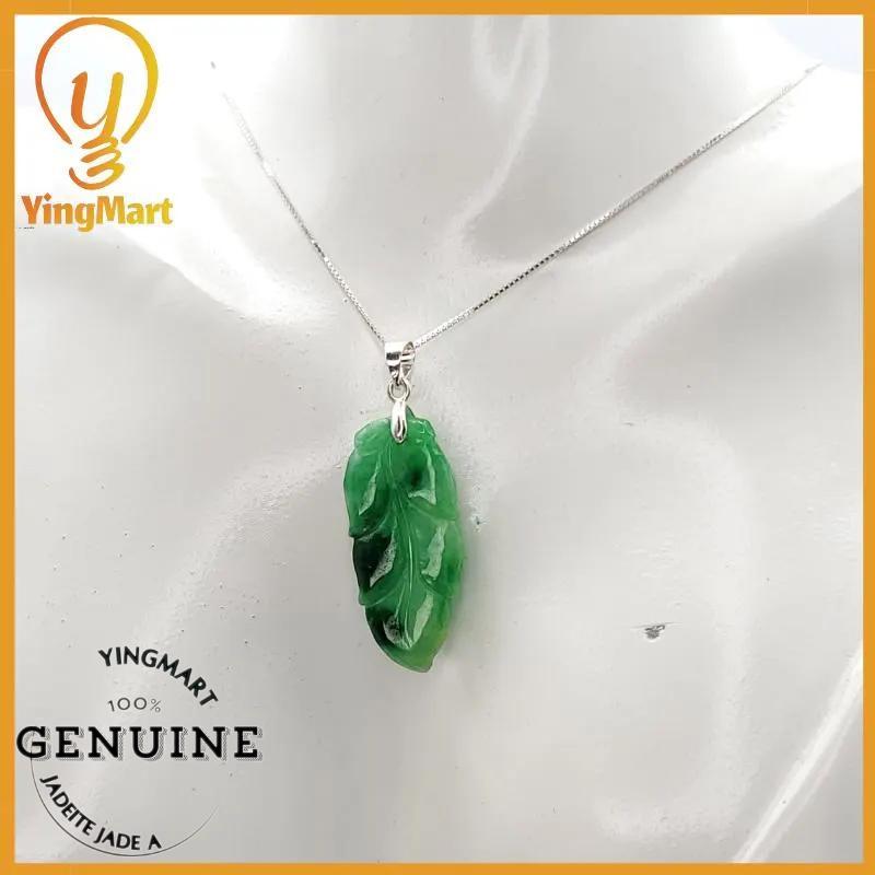 NATURAL Jade Leaf Genuine Jadeite Real Jade Grade A Type A Hand Craving