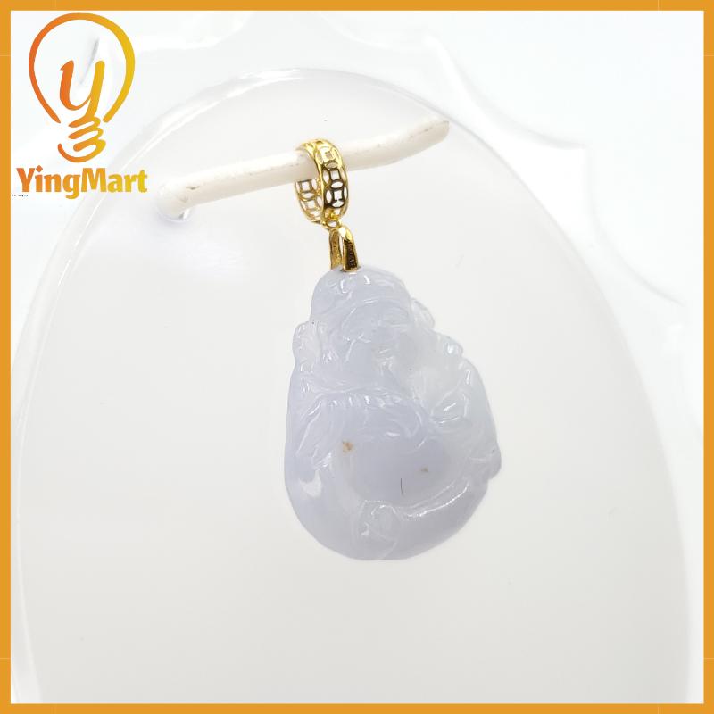 Buddha Jade Pendant 100% Genuine Jadeite Real Jade Type A Grade A Hand Carved, Lucky Pendant, Jade Necklace Pendant, Jewerly Supplies