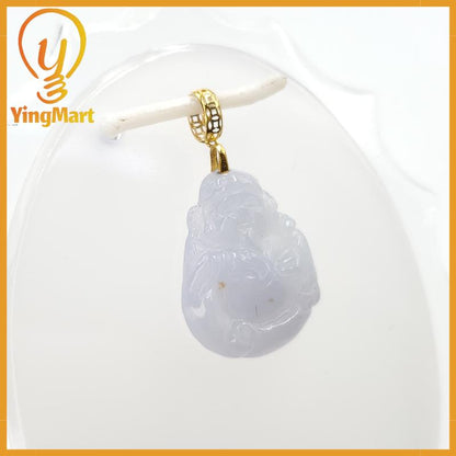 Buddha Jade Pendant 100% Genuine Jadeite Real Jade Type A Grade A Hand Carved, Lucky Pendant, Jade Necklace Pendant, Jewerly Supplies