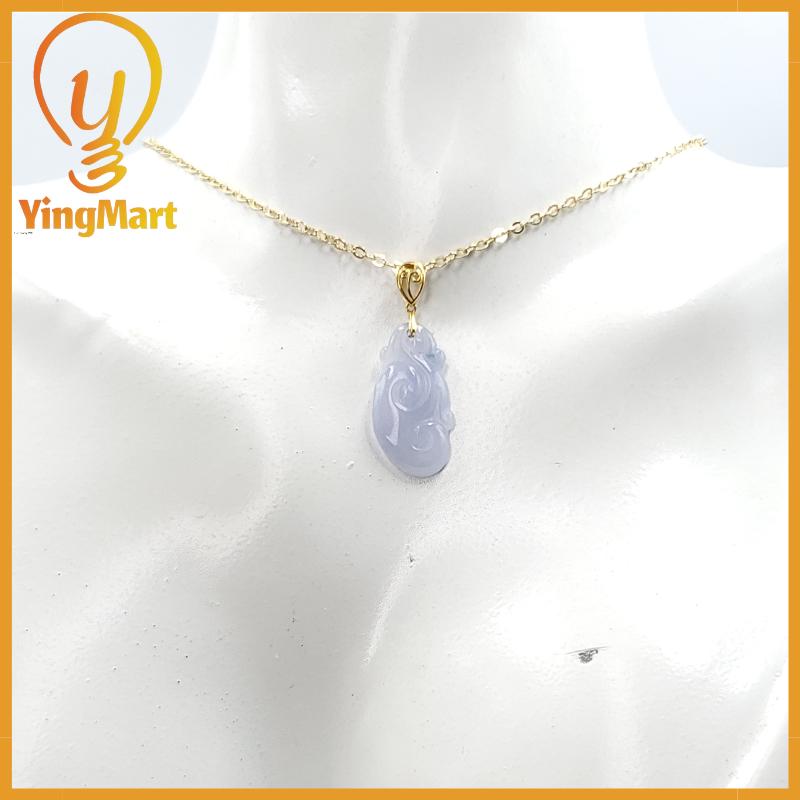 Natural Grade A Jadeite Chinese Ruyi Pendant, Lucky Pendant, Jade Necklace Pendant, Jewerly Supplies,