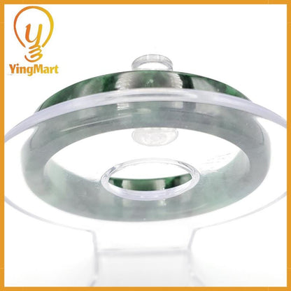 YingCollection 52mm PNJ258395 Certified Natural Color Green White To Dark Green, Grey White Jadeite Jade Bangle Bracelet, Real Gemstone