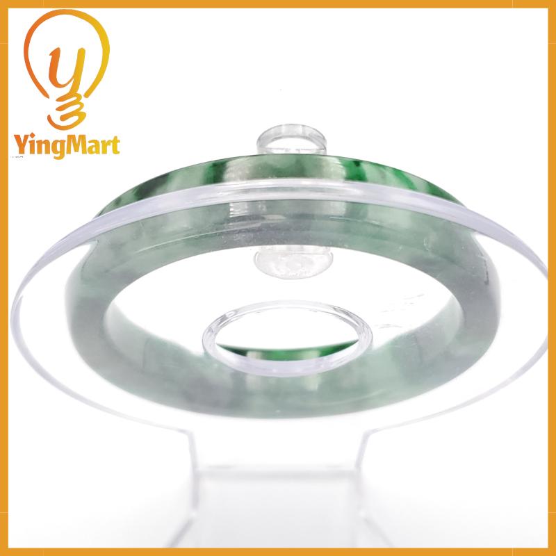 YingCollection 53mm PNJ258403 Certified Natural Color Green White To Dark Green, Grey White Jadeite Jade Bangle Bracelet, Real Gemstone