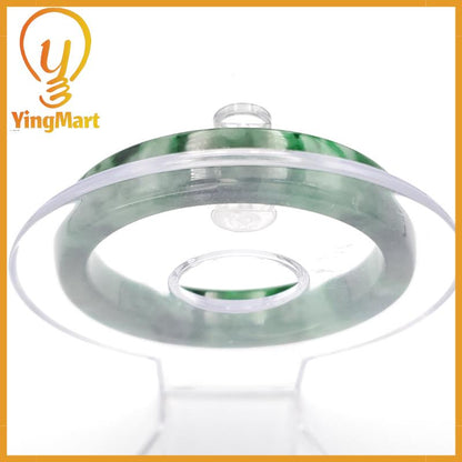 YingCollection 53mm PNJ258403 Certified Natural Color Green White To Dark Green, Grey White Jadeite Jade Bangle Bracelet, Real Gemstone