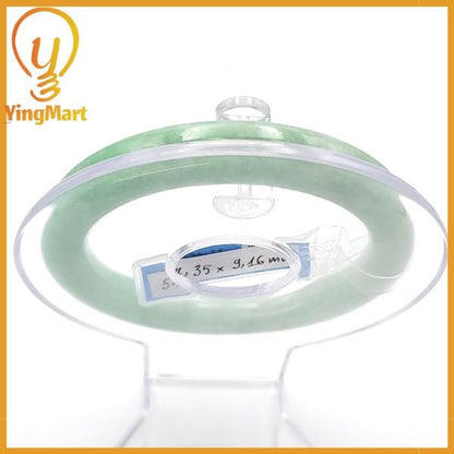 Jade Bangle 54mm PNJ250118 Certified | Yingmart Natural Color Green White To Green Jadeite Jade Bracelet for Women, Men, Grandma, Sister
