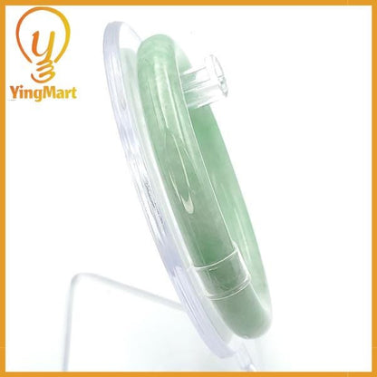 Jade Bangle 56mm PNJ250113 Certified | Yingmart Natural Color Green Jade Jadeite Bracelet Elegance for Women, Men, Grandmother, Sister