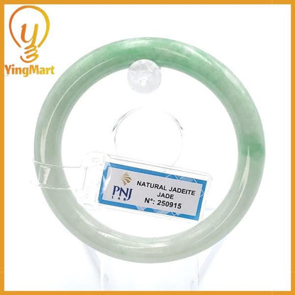 Jade Bangle 56mm PNJ250915 Certified | Yingmart Natural Color Green Jade Jadeite Bracelet Elegance for Women, Men, Grandmother, Sister