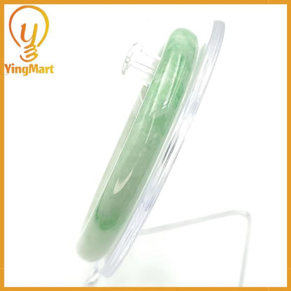 Jade Bangle 56mm PNJ250915 Certified | Yingmart Natural Color Green Jade Jadeite Bracelet Elegance for Women, Men, Grandmother, Sister