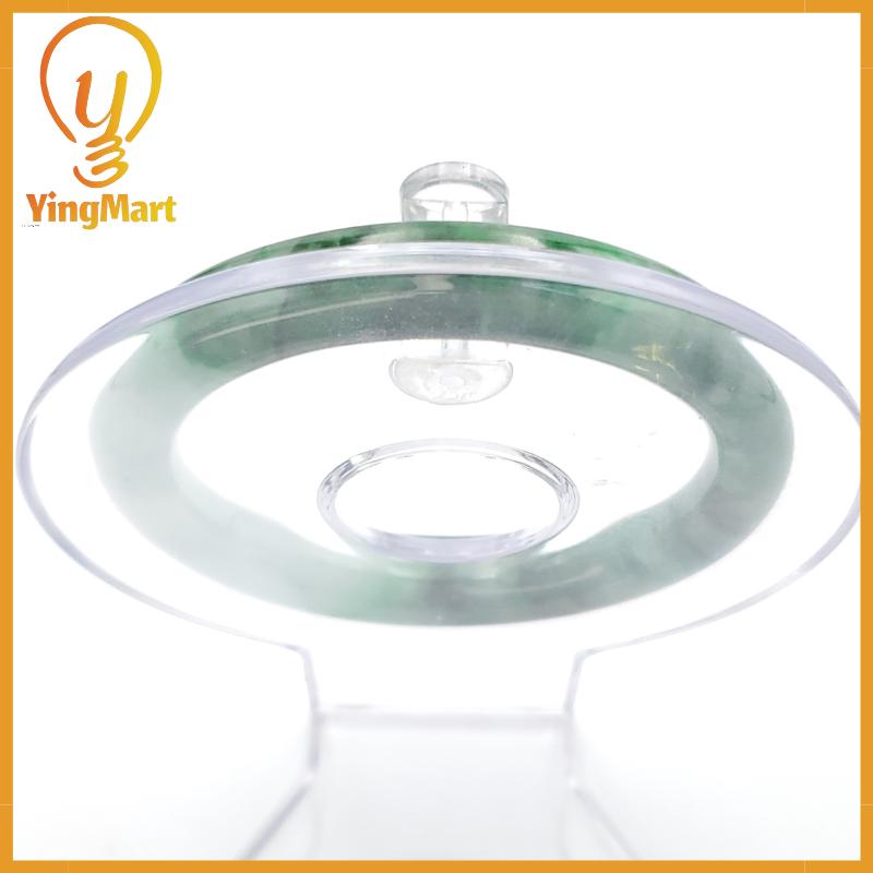 YingCollection 52mm PNJ258385 Certified Natural Color Green White To Green, White, Brown, Black Jadeite Jade Bangle Bracelet, Real Gemstone
