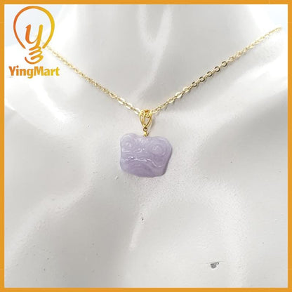 Feng Shui Pi Xiu Pendant  100% Genuine Jadeite Real Jade Type A Grade A Hand Carved,  Lucky Pendant, Jade Necklace Pendant