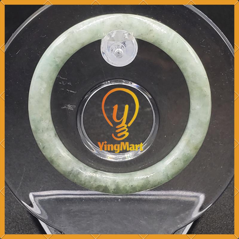 Yingmart 42-43mm Baby Size Natural Jadeite Jade Bangle Bracelet, Real Gemstone Bracelet, Vintage Jewelry, Birthday Gift