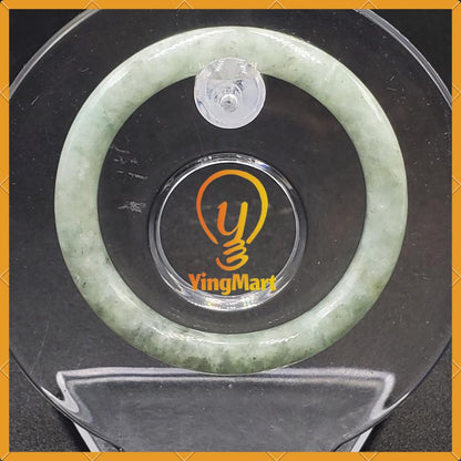 Yingmart 42-43mm Baby Size Natural Jadeite Jade Bangle Bracelet, Real Gemstone Bracelet, Vintage Jewelry, Birthday Gift