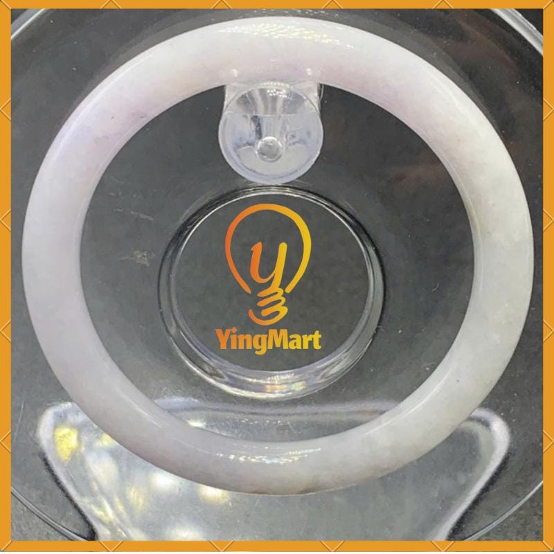 Yingmart 42-43mm Baby Size Natural Jadeite Jade Bangle Bracelet, Real Gemstone Bracelet, Vintage Jewelry, Birthday Gift