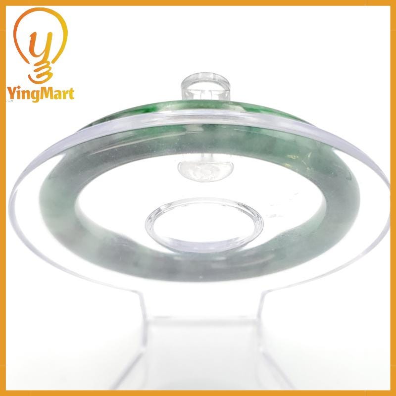 YingCollection 53mm PNJ258389 Certified Natural Color Green White To Dark Green, Brown, Black Jadeite Jade Bangle Bracelet, Real Gemstone