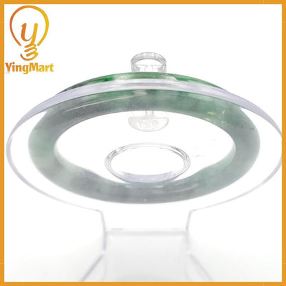 YingCollection 53mm PNJ258389 Certified Natural Color Green White To Dark Green, Brown, Black Jadeite Jade Bangle Bracelet, Real Gemstone